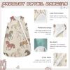 vvfelixl Toddler Sleep Sack for Newborn,Walking Horse Baby Wearable Blanket,Sleeveless Swaddle Transition Sleeping Bags for Infant,Baby Sleep Suit for 12-24 Months view 3