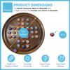 30cm Diameter WOODEN SOLITAIRE BOARD GAME with FUNFAIR GLASS MARBLES | classic wooden solitaire game | strategy board game | family board game | games for one | board games view 4