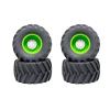Lifehead 4PCS 1/8 Scale RC Monster Truck Rubber Tires173mmx91mm Obstacle Course Tires for Traxxas LOSI Arrma Kraton 6S Typhon 3S 17mm Hex view 1