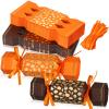 50 Packs Christmas Cracker Kit No Snap Xmas Party Table Favors Snowflake Reindeer DIY Christmas Party Cracker Candy Boxes for Holiday Dinner Decoration Gift (Pumpkin) view 1