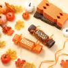 50 Packs Christmas Cracker Kit No Snap Xmas Party Table Favors Snowflake Reindeer DIY Christmas Party Cracker Candy Boxes for Holiday Dinner Decoration Gift (Pumpkin) view 2
