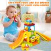 Marstone Toddler Toys for 1 2 Year Old Boys and Girls Gifts: Educational Elephant Slide with 4 Animal Car Toys for Baby 12-18 Months, First Birthday Gifts for Kids, Learning Push Truck Tracks Age 1-2 view 3
