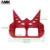 Aluminum Alloy DIY Steering Servo Mount Bracket for 1/10 RC Crawler Cheater Rig Rock Bouncer Roll Cage Capra RR10 Wraith Upgrades(Red) view 2