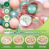 GOGOSO Ball Pit Balls for Toddlers Phthalate-Free BPA-Free Non-Toxic Crush Proof Soft Plastic Play Balls Baby Kids Shape Tent Pool Playhouse Playpen Party Decor,Pink Green White,100PCS view 2