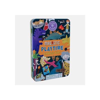 Floss & Rock Dino Magnetic Playtime, 7.67-inch Height, Creative, Imaginative Play