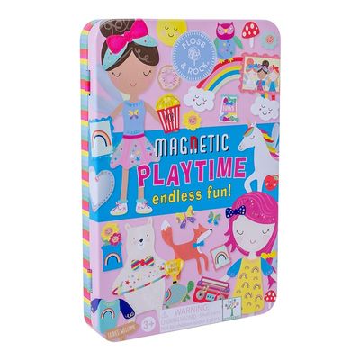 Floss & Rock Rainbow Fairy Magnetic Playtime, 7.67-inch Height, Creative, Imaginative Play