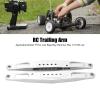 1/10 RC Trailing Arms, 2PCS Aluminum Alloy Rear Lower Trailing Arms Heat Resistant High Strength for Losi Hammer Rey (Silver) view 3