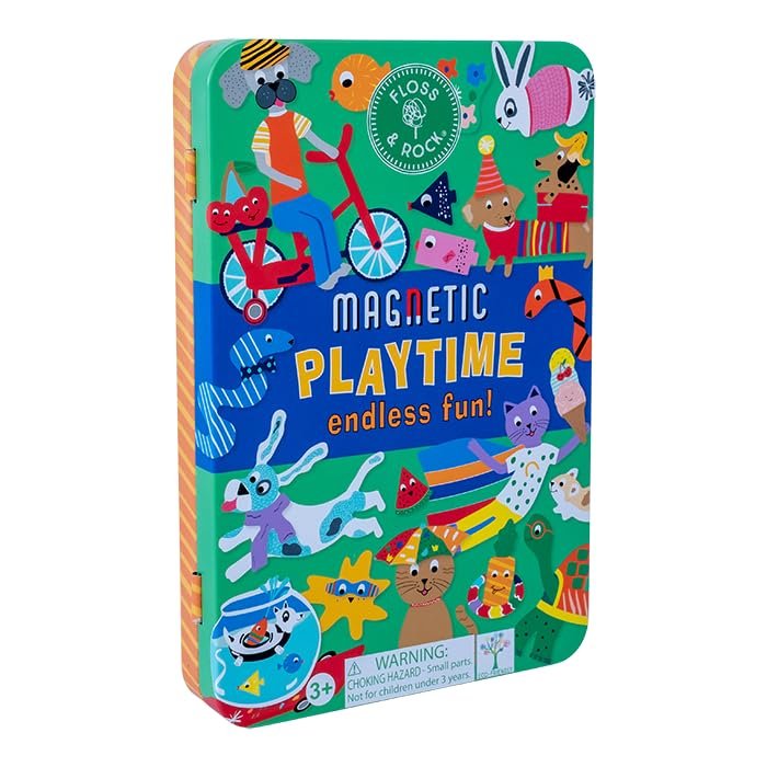 Floss & Rock Pets Magnetic Playtime, 7.67-inch Height, Creative, Imaginative Play