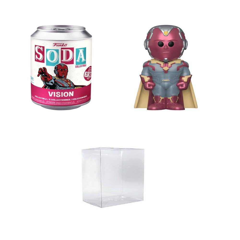 Funko Vinyl Soda: Marvel - Vision Bundled with a Byron's Attic Soda Protector