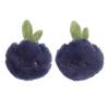 Ebba Adorable Precious Produce Blueberry Rattle & Crinkle Set Baby Stuffed Animal - Bright & Colorful Design - Interactive Fun - Blue 4 Inches view 1