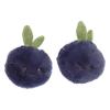 Ebba Adorable Precious Produce Blueberry Rattle & Crinkle Set Baby Stuffed Animal - Bright & Colorful Design - Interactive Fun - Blue 4 Inches view 2