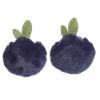 Ebba Adorable Precious Produce Blueberry Rattle & Crinkle Set Baby Stuffed Animal - Bright & Colorful Design - Interactive Fun - Blue 4 Inches view 4