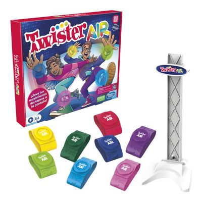 Hasbro Twister Air Balance Game with Augmented Reality App with Wrist and Ankle Bands for Adults, and Boys and Girls Ages 8 for 1 or more Players