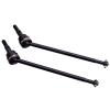 KEAAN RC 108015 Metal Universal Drive Shaft Dogbone for HSP 1/10 94111 94110Pro 94108 Off-Road Monster Truck Upgrade Parts (Color : Black(2Pcs)) view 1