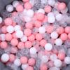 BBRUN Pink Ball Pit Balls 500 Count Soft Plastic Play Balls for Ball Pit Pets Play Toys,Non-Toxic Rianbow BPA Free Playpen Balls for Toddlers Kids Birthday Party Decoration Tent Tunnels Pit Balls view 2