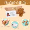 12 Sets Little Pocket Bear Hug Bulk Cute Valentines Mini Plush Bears Toy Stuffed Animals Pillow Boxes with Stickers and Tag for Loved One Valentine's Day Birthday Gift Graduation Wedding Party(Brown) view 3