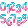 10pcs Candy Balloons Huge Number Balloons Ice Cream Sweets Sundae Foil Balloon for Girls Birthday Party Decorations Supplies view 3