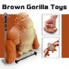ZTATU Squishy Monkey Toy Stretchy Squishies Stress Balls for Kids (1-Pack) Fidget Toys Splat Relief Autism Sensory Autistic Children Party Favors (Brown) view 2