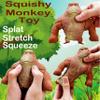 ZTATU Squishy Monkey Toy Stretchy Squishies Stress Balls for Kids (1-Pack) Fidget Toys Splat Relief Autism Sensory Autistic Children Party Favors (Brown) view 3