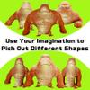 ZTATU Squishy Monkey Toy Stretchy Squishies Stress Balls for Kids (1-Pack) Fidget Toys Splat Relief Autism Sensory Autistic Children Party Favors (Brown) view 4