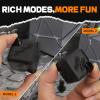 2-in-1 Metal Infinity Cube Spinner Fidget Toy for Adults Teens, Cool Magnetic Dice Puzzle Cube Desk Gadget, Gift for Men Boy Father (Black) view 4