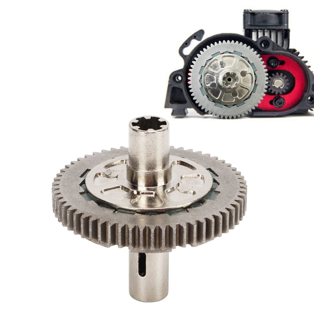 57T 0.8Mod Slipper Set Slipper Clutch Spur Gear for Arrma 1/10 Senton Vorteks Typhon 1/8 RC Remote Control Car, Metal Steel Replacement Upgrades Part