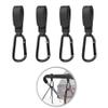 Go Pal 4 Pack Stroller Hooks for Bags, Baby Stroller Clips and Hooks Carry 33lbs Per Stroller Hook, Adjustable Stroller Carabiner Clip for UPPAbaby, DOONA, Baby Jogger, Britax, Chicco view 1