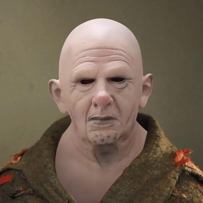 ROTORS Halloween Old Man Mask, Realistic Latex Full Head Mask, Masquerade Mask for Cosplay Costume Halloween Party