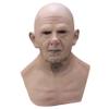 ROTORS Halloween Old Man Mask, Realistic Latex Full Head Mask, Masquerade Mask for Cosplay Costume Halloween Party view 3