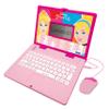 Lexibook Disney Princess - Educational and Bilingual Laptop Spanish/English - Girls Toy with 124 Activities to Learn, Play Games and Music - Pink JC598DPi2 view 1
