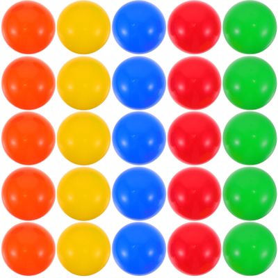 Hemoton 25pcs Plastic Hollow Bingo Balls - Openable Raffle Balls for Vending Machines & Birthday Parties, 4cm, Random Color