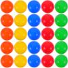 Hemoton 25pcs Plastic Hollow Bingo Balls - Openable Raffle Balls for Vending Machines & Birthday Parties, 4cm, Random Color view 1