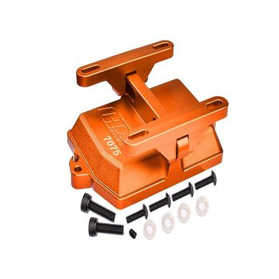Aluminum 7075-T6 Receiver Box Cover with Electric Adjustment Bracket for 1:5 Traxxas X Maxx 6S / X Maxx 8S / XRT 8S Monster Truck Upgrades - Orange