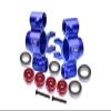 Aluminum 7075-T6 Front Or Rear Knuckle Arms (Larger Inner Bearings) for Traxxas 1:10 E REVO/REVO 3.3 / Slayer PRO 4X4 / 4WD Summit/T-MAXX 3.3 / E-MAXX Upgrade Parts - Blue view 1