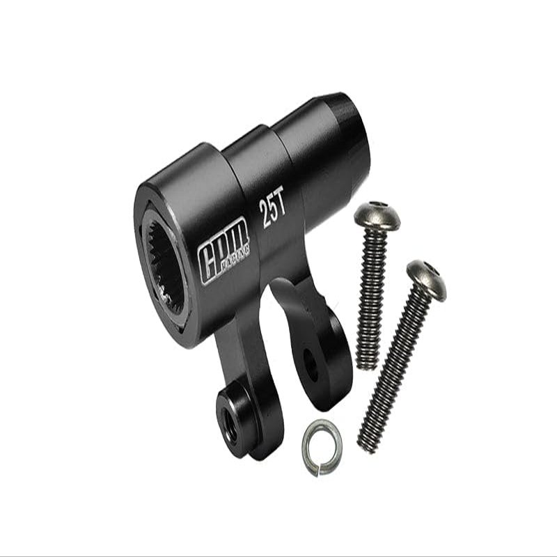 Aluminum 6061-T6 Original 25T Steering Servo Horn for 1:5 Traxxas X Maxx 6S / X Maxx 8S / XRT 8S / 1:6 Sand Car 8S Upgrades - Black