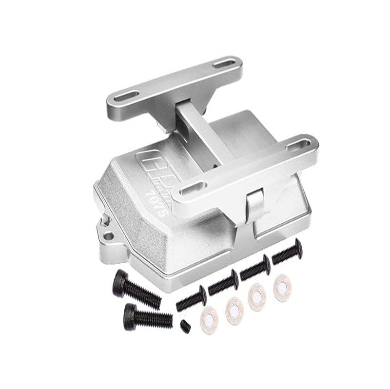 Aluminum 7075-T6 Receiver Box Cover with Electric Adjustment Bracket for 1:5 Traxxas X Maxx 6S / X Maxx 8S / XRT 8S Monster Truck Upgrades - Silver