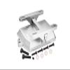 Aluminum 7075-T6 Receiver Box Cover with Electric Adjustment Bracket for 1:5 Traxxas X Maxx 6S / X Maxx 8S / XRT 8S Monster Truck Upgrades - Silver view 1