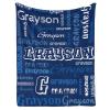 Custom Name Baby Blanket - Personalized Gifts for Baby, Boys, Girls and Kids - Soft and Fluffy Flannel Blankets - Warm and Comfortable - Customized Toddler Bedding and Accessories(40"x50") view 1
