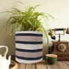 WOODLERY Circular Jute Multi Purpose Storage Basket Durable and Beautiful for Nursery Home Organizing (Black) view 4