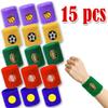 210 Pcs Sports Party Favors for Kids, with Golden Winner Awards Medals Wristbands Mini Foam Balls Treat Bags Waterproof Stickers for Basketball Football Baseball Soccer Tennis for Classroom Prizes view 3