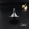 SEDLAV Stainless Steel Mirror-Finish Spinning Top - World Famous Wooden Spinning Tops, Timeless Art Precision-Machined Spinning Toy, Boost Creativity & Focus view 2