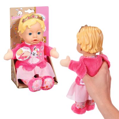 BABY born Princess for Babies 834688-26cm Soft Body Hand Puppet Doll with Soft Vinyl Head - Fully Hand Washable Body - Suitable for Newborn Babies
