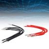Qiilu Brushed Motor Connectors Banana Plugs Connector Wire Rubber,Copper 10Pcs Rc Motor Cable Soft Not Easily Break Connector Extension Cable for Brush Motor view 2