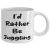 Funny Juggling Gifts, I'd Rather Be Juggling, Perfect 11oz 15oz Mug For Friends From Friends, Jugglingbirthdaygift, Jugglingtoys, Jugglingballs, Jugglingclubs, Jugglingscarves view 2
