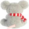 Aurora Festive Holiday Carolers Carol Mouse Stuffed Animal - Seasonal Cheer - Heartwarming Gifts - Gray 8.5 Inches view 4