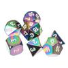 7Pcs Colorful Zinc Alloy Polyhedral Dice Set Board Game Multisided Dices Gadget view 2