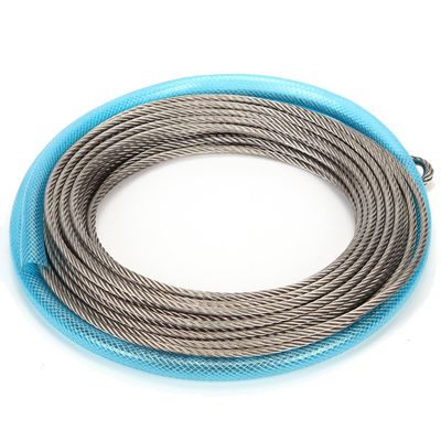 100' Zipline Cable Premium Stainless Steel, 1/4" Thickness for Strength & Flexibility, Weather-Resistant, Corrosion-Proof, Easy Installation, Ideal for Backyard Ziplines, Durable & Long-Lasting