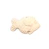 1Pc Handmade Ceramic Bisque Fish Ready To Paint, Blank Wall Hang For Custom Home Decor Beach Themed (Medium) view 1