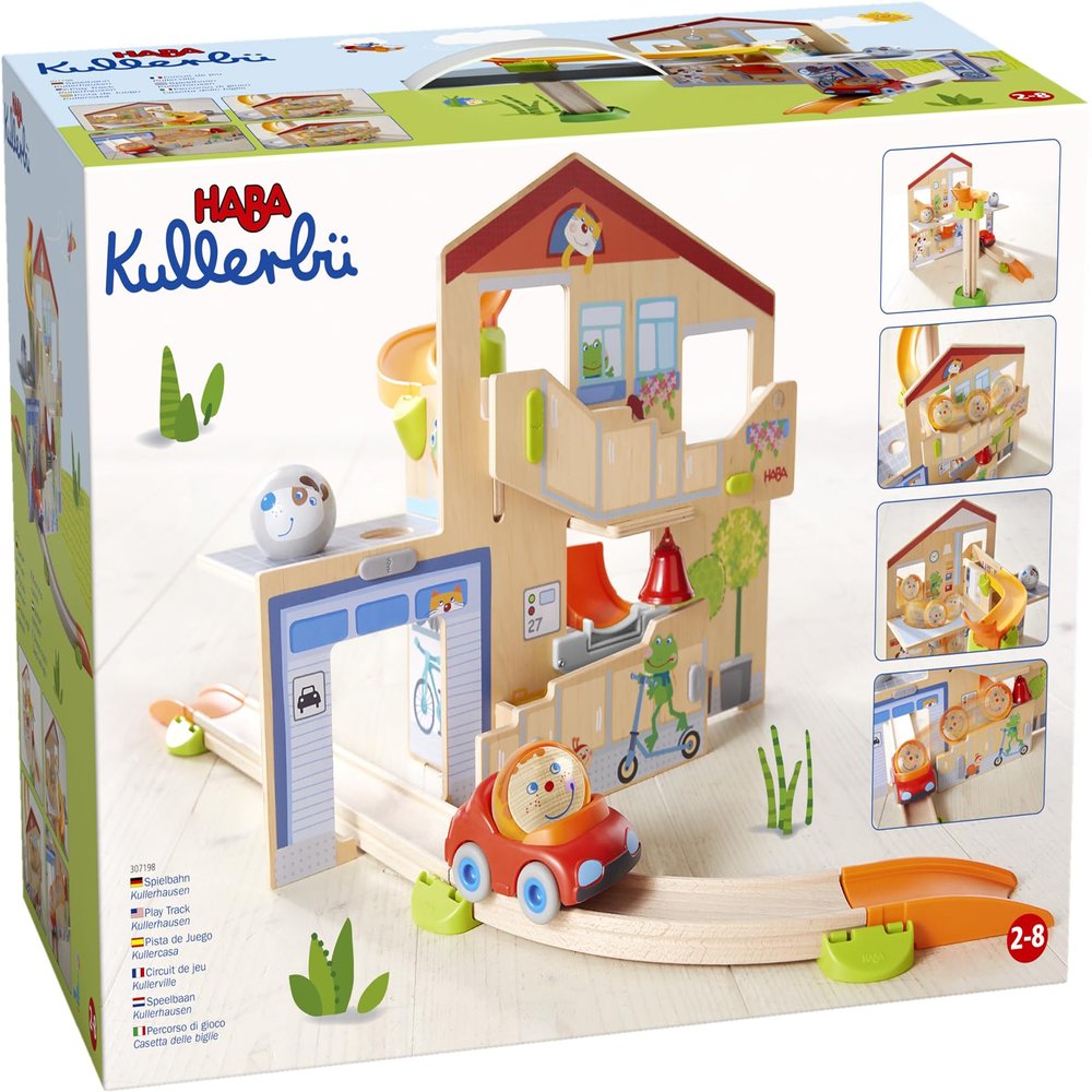YUAKUOD Haba Kullerb  Spielbahn Kullerhausen