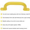Purife 10'' Yellow Playground Accessories Metal Handles Set of 2 - Outdoor Playset Attachment Grab Handles, Kids Grab Bar for Playhouse,Treehouse, Jungle Gym, Climbing Frame view 2